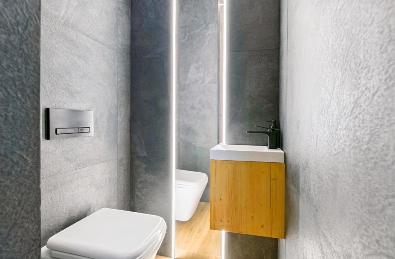 Riverview Apartament Waterline Spa & Pool Gdańsk Kültér fotó