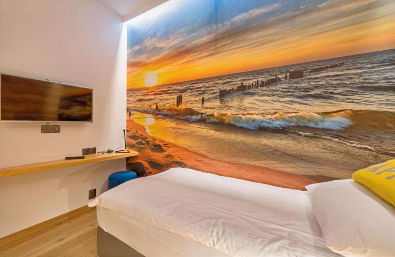 Riverview Apartament Waterline Spa & Pool Gdańsk Kültér fotó